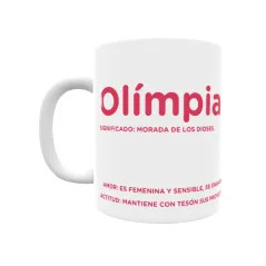 Taza - Olímpia Regalo original y funcional. Taza personalizada con significado, actitud y amor.