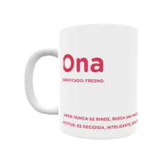 Taza - Ona Regalo original y funcional. Taza personalizada con significado, actitud y amor.