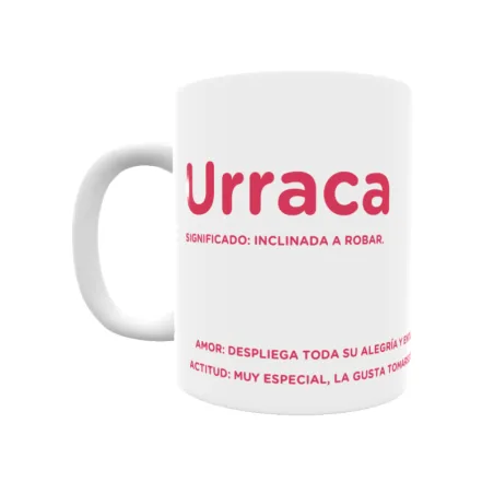 Taza - Urraca Regalo original y funcional. Taza personalizada con significado, actitud y amor.