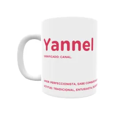 Taza - Yannel Regalo original y funcional. Taza personalizada con significado, actitud y amor.