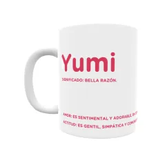 Taza - Yumi Regalo original y funcional. Taza personalizada con significado, actitud y amor.