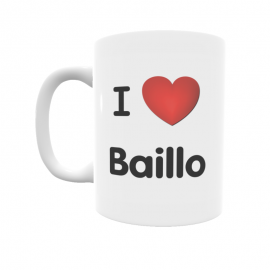 Taza - I ❤ Baillo