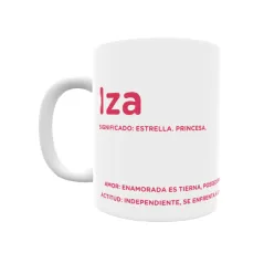 Taza - Iza Regalo original y funcional. Taza personalizada con significado, actitud y amor.