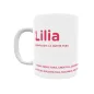 Taza - Lilia