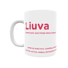 Taza - Liuva Regalo original y funcional. Taza personalizada con significado, actitud y amor.