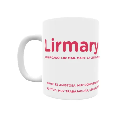 Taza - Lirmary Regalo original y funcional. Taza personalizada con significado, actitud y amor.