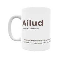 Taza - Ailud Regalo original y funcional. Taza personalizada con significado, actitud y amor.