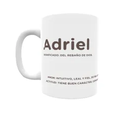 Taza - Adriel Regalo original y funcional. Taza personalizada con significado, actitud y amor.