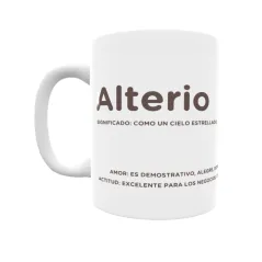 Taza - Alterio Regalo original y funcional. Taza personalizada con significado, actitud y amor.