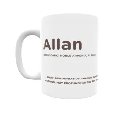 Taza - Allan Regalo original y funcional. Taza personalizada con significado, actitud y amor.