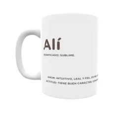 Taza - Alí Regalo original y funcional. Taza personalizada con significado, actitud y amor.