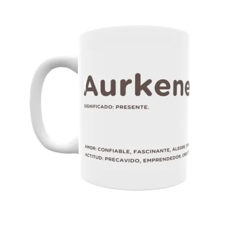 Taza - Aurkene Regalo original y funcional. Taza personalizada con significado, actitud y amor.