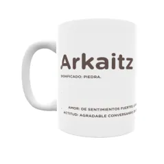 Taza - Arkaitz Regalo original y funcional. Taza personalizada con significado, actitud y amor.