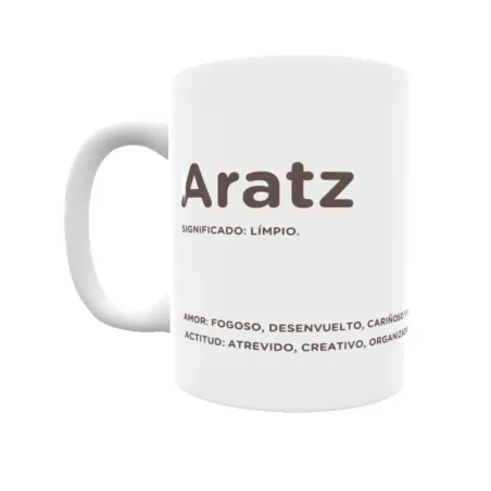 Taza - Aratz Regalo original y funcional. Taza personalizada con significado, actitud y amor.