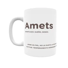 Taza - Amets Regalo original y funcional. Taza personalizada con significado, actitud y amor.