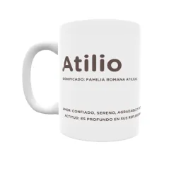 Taza - Atilio Regalo original y funcional. Taza personalizada con significado, actitud y amor.