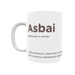 Taza - Asbai Regalo original y funcional. Taza personalizada con significado, actitud y amor.