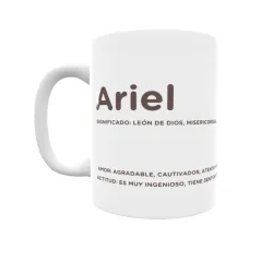 Taza - Ariel Regalo original y funcional. Taza personalizada con significado, actitud y amor.