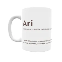 Taza - Ari Regalo original y funcional. Taza personalizada con significado, actitud y amor.