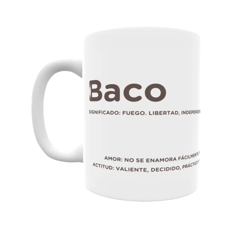 Taza - Baco