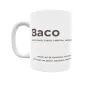 Taza - Baco