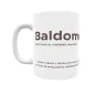 Taza - Baldomero