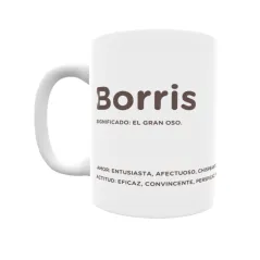 Taza - Borris Regalo original y funcional. Taza personalizada con significado, actitud y amor.