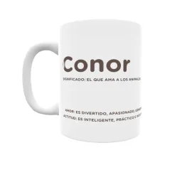 Taza - Conor Regalo original y funcional. Taza personalizada con significado, actitud y amor.