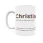 Taza - Christian