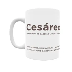 Taza - Cesáreo Regalo original y funcional. Taza personalizada con significado, actitud y amor.