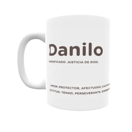 Taza - Danilo Regalo original y funcional. Taza personalizada con significado, actitud y amor.