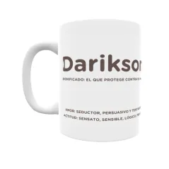 Taza - Darikson Regalo original y funcional. Taza personalizada con significado, actitud y amor.