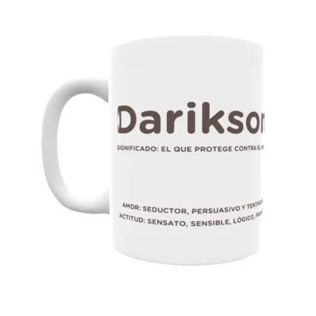 Taza - Darikson Regalo original y funcional. Taza personalizada con significado, actitud y amor.