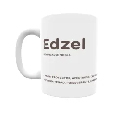 Taza - Edzel Regalo original y funcional. Taza personalizada con significado, actitud y amor.