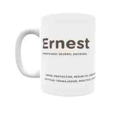 Taza - Ernest Regalo original y funcional. Taza personalizada con significado, actitud y amor.