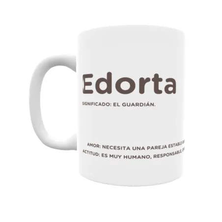 Taza - Edorta Regalo original y funcional. Taza personalizada con significado, actitud y amor.