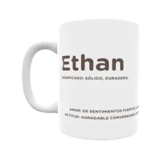 Taza - Ethan Regalo original y funcional. Taza personalizada con significado, actitud y amor.