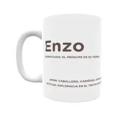 Taza - Enzo Regalo original y funcional. Taza personalizada con significado, actitud y amor.