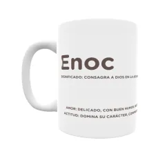 Taza - Enoc Regalo original y funcional. Taza personalizada con significado, actitud y amor.