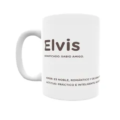 Taza - Elvis Regalo original y funcional. Taza personalizada con significado, actitud y amor.