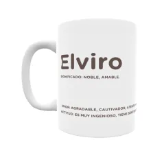 Taza - Elviro Regalo original y funcional. Taza personalizada con significado, actitud y amor.