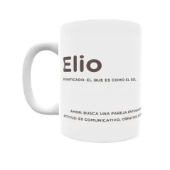 Taza - Elio Regalo original y funcional. Taza personalizada con significado, actitud y amor.