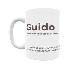 Taza - Guido Regalo original y funcional. Taza personalizada con significado, actitud y amor.