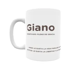 Taza - Giano Regalo original y funcional. Taza personalizada con significado, actitud y amor.