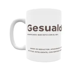 Taza - Gesualdo Regalo original y funcional. Taza personalizada con significado, actitud y amor.