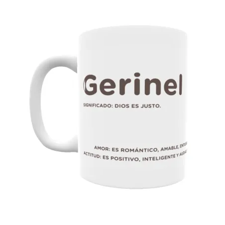 Taza - Gerinel Regalo original y funcional. Taza personalizada con significado, actitud y amor.