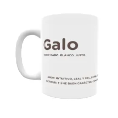 Taza - Galo Regalo original y funcional. Taza personalizada con significado, actitud y amor.