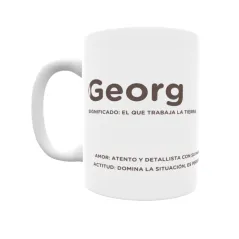 Taza - Georg Regalo original y funcional. Taza personalizada con significado, actitud y amor.