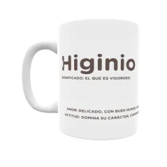 Taza - Higinio Regalo original y funcional. Taza personalizada con significado, actitud y amor.