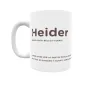 Taza - Heider